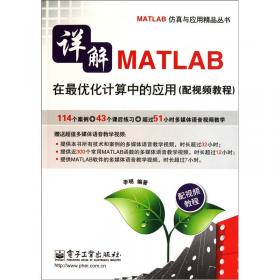 详解MATLAB在最优化计算中的应用（第2版）