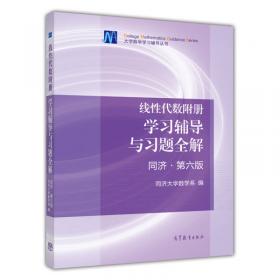 线性代数附册 学习辅导与习题全解 同济·第五版