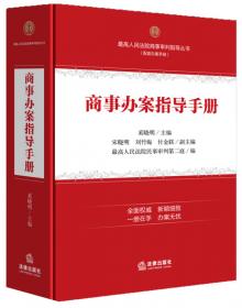 最高人民法院商事审判指导丛书：公司案件审判指导