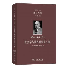 舍勒作品系列：世界观与政治领袖