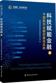科技赋能金融IV:中国数字金融的最佳实践
