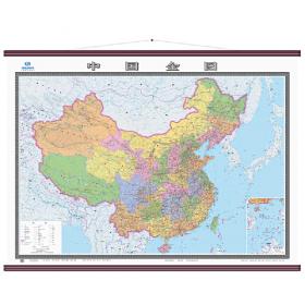 中国地图+世界地图 8开学生桌面阅读 正反双面防水可擦写 金博优地理学习图典