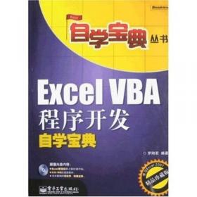 ExcelVBA程序开发自学宝典（第4版）(博文视点出品)