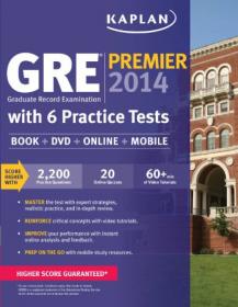 Kaplan GRE 2011 Premier with Cd-Rom