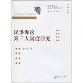 民事程序与裁判理论研究丛书：中国知识产权禁令制度研究