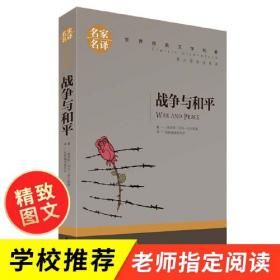 安娜·卡列尼娜 中小学生课外阅读书籍世界经典文学名著青少年儿童文学读物故事书名家名译原汁原味读原著