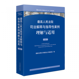 最高人民检察院司法解释指导性案例理解与适用 2022