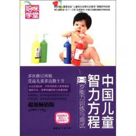 中国儿童游戏方程：3-6岁亲子益智游戏