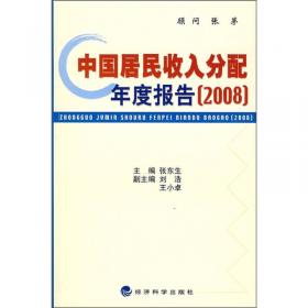 中国居民收入分配年度报告2007