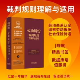 借款担保纠纷裁判规则理解与适用（中国法院年度案例集成丛书）