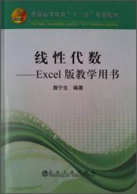线性代数Excel版记分作业（附光盘）