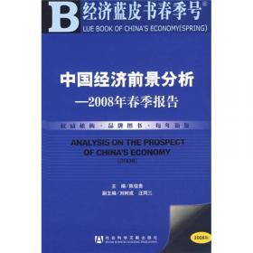 2008年中国经济形势分析与预测