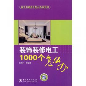 电工1000个怎么办系列书：低压运行维修电工1000个怎么办