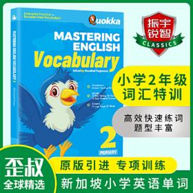 英文原版|新加坡小学英语单词 Mastering English Vocabulary 6 六年级英语词汇练习册12岁