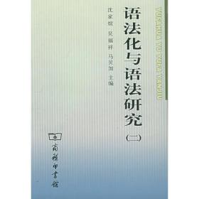 汉语动词语法化研究