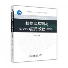 高等院校计算机技术与应用系列规划教材：Access数据库基础