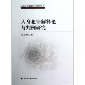 刑法分则解释与判例研究丛书：财产犯罪之间的界限与竞合研究