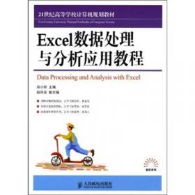 Excel数据处理与分析案例及实战