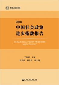 中国社会政策进步指数报告（2019）