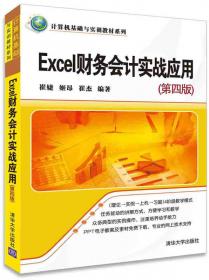 高等学校计算机应用规划教材：Excel在会计和财务中的应用（第3版）