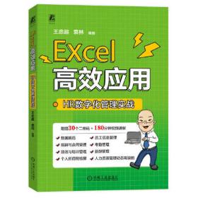 Excel数据管理：不加班的秘密