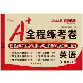 冲刺100分必背必练：语文6年级（下册）（人教课标版）（培优版）