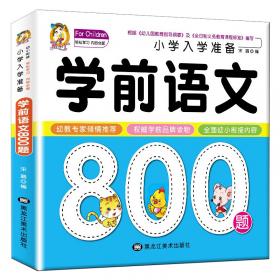 学前拼音800题名校小学入学考试准备儿童学前语文教材幼小衔接3-6岁幼儿园大班升学一年级教材