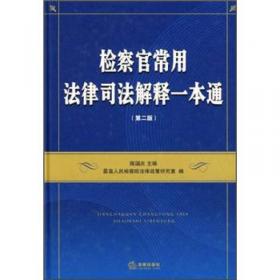 中国刑事法制建设丛书·刑事诉讼系列：人民检察院刑事诉讼程序与文书制作