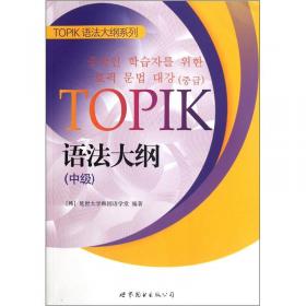 TOPIK语法大纲（高级）