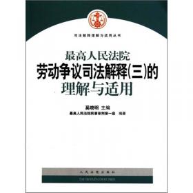 最高人民法院关于环境民事公益诉讼司法解释理解与适用/司法解释理解与适用丛书