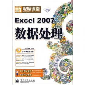 新电脑课堂--Excel 2007数据处理基础与提高