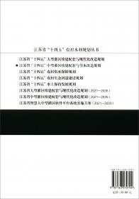 江苏省中型灌区续建配套与现代化改造规划(2021-2035)/江苏省十四五农村水利规划丛书