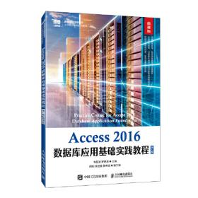 Access 2016数据库应用基础——习题解答与上机指导