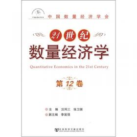 21世纪数量经济学.第一卷