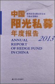 中国私募股权投资（PE）年度报告（2013）